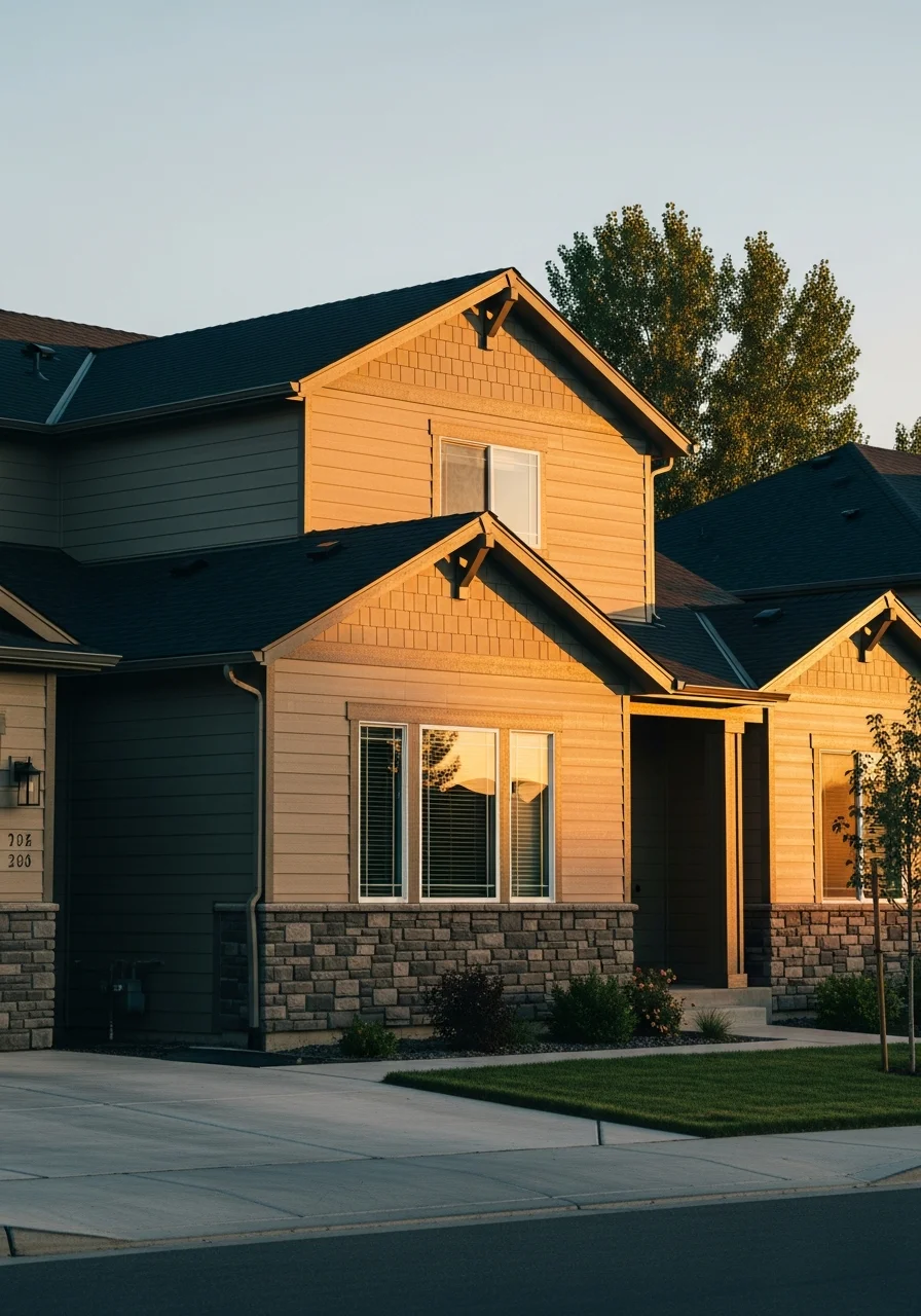 Nampa home exterior with modern finishes and landscaping reflecting the city's growth patterns.